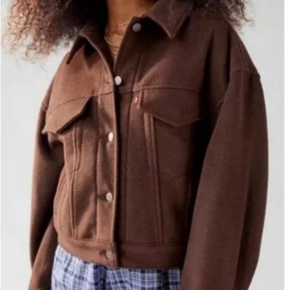Levi's Chocolate Brown Jean Jacket for Women